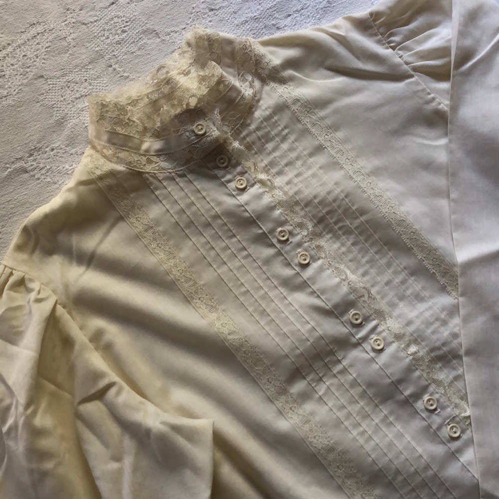 ☁️vintage Edwardian style blouse☁️